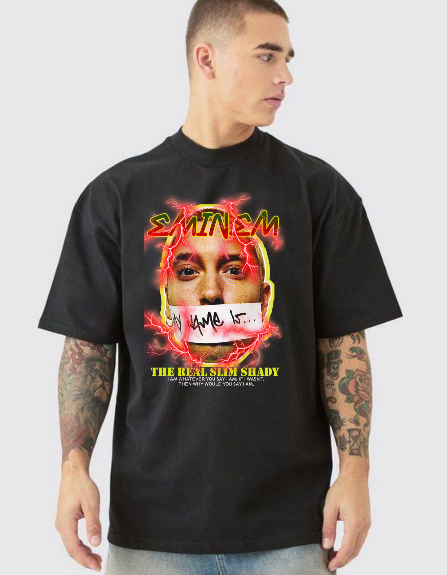 Eminem Graphic Oversized T-Shirt | Hip Hop Rap Tee