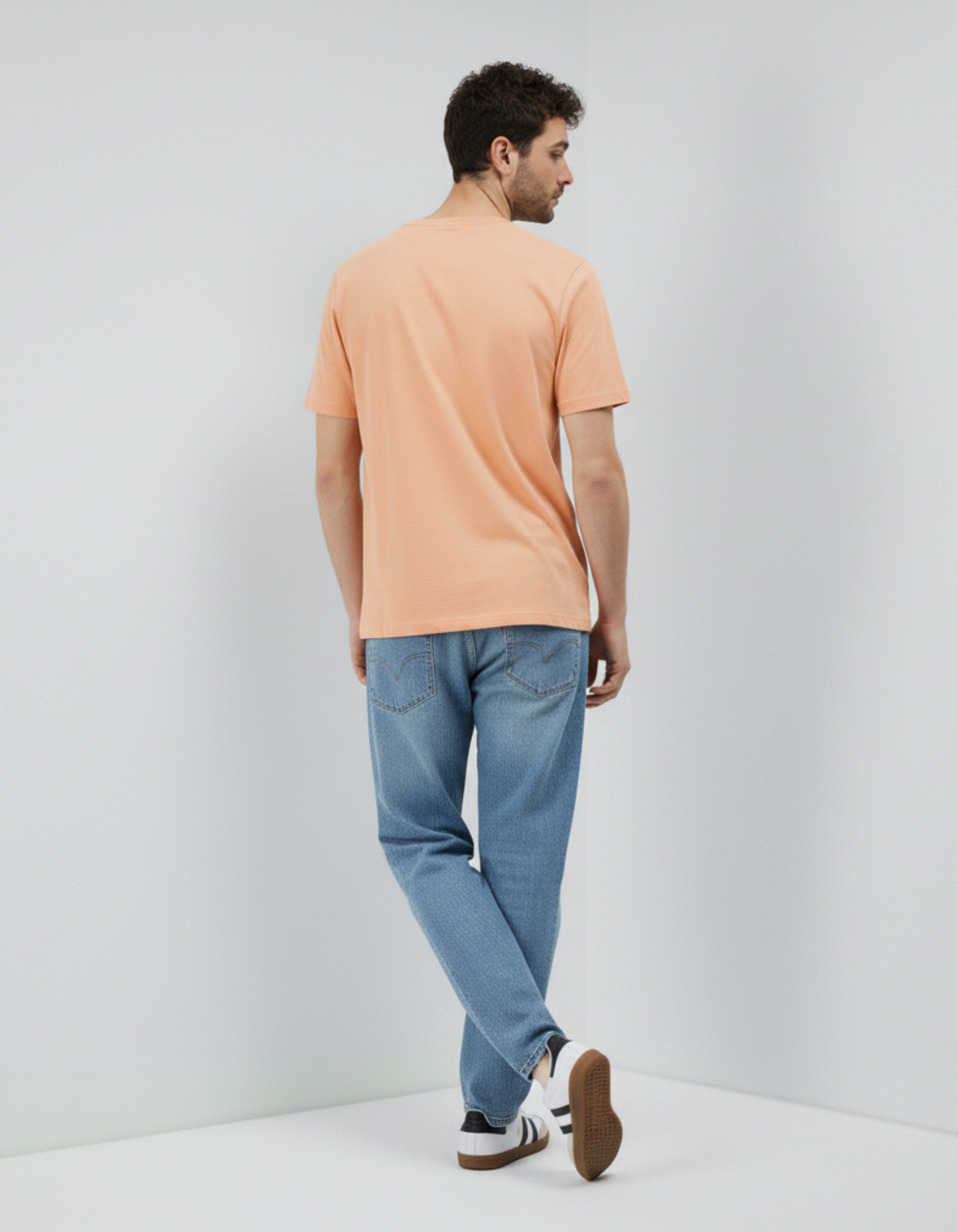 Peach Crew T-Shirt