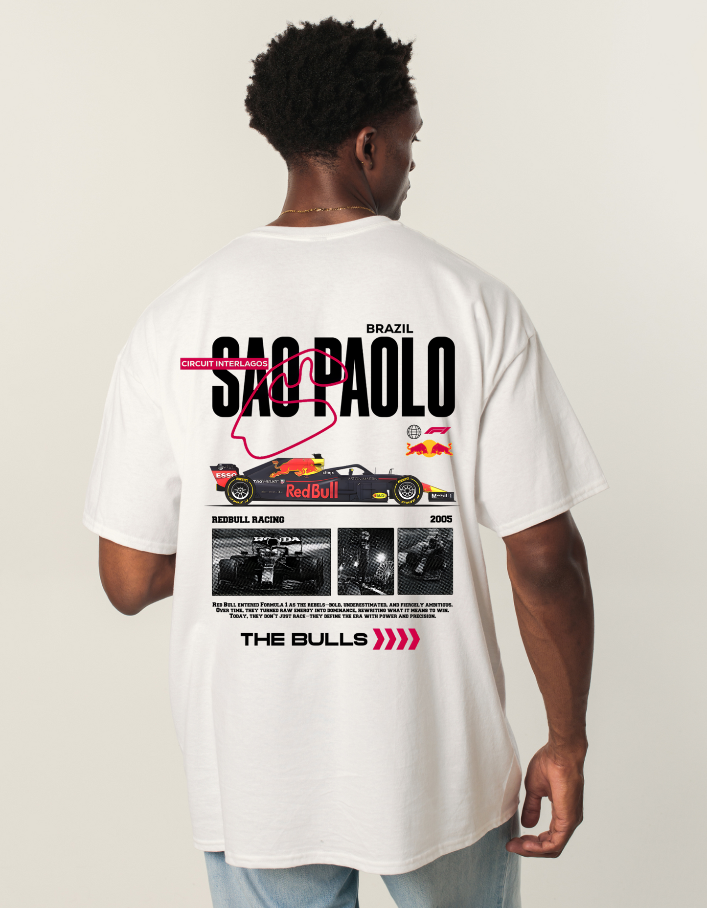 Red Bull Racing Sao Paulo F1 Oversized T-Shirt