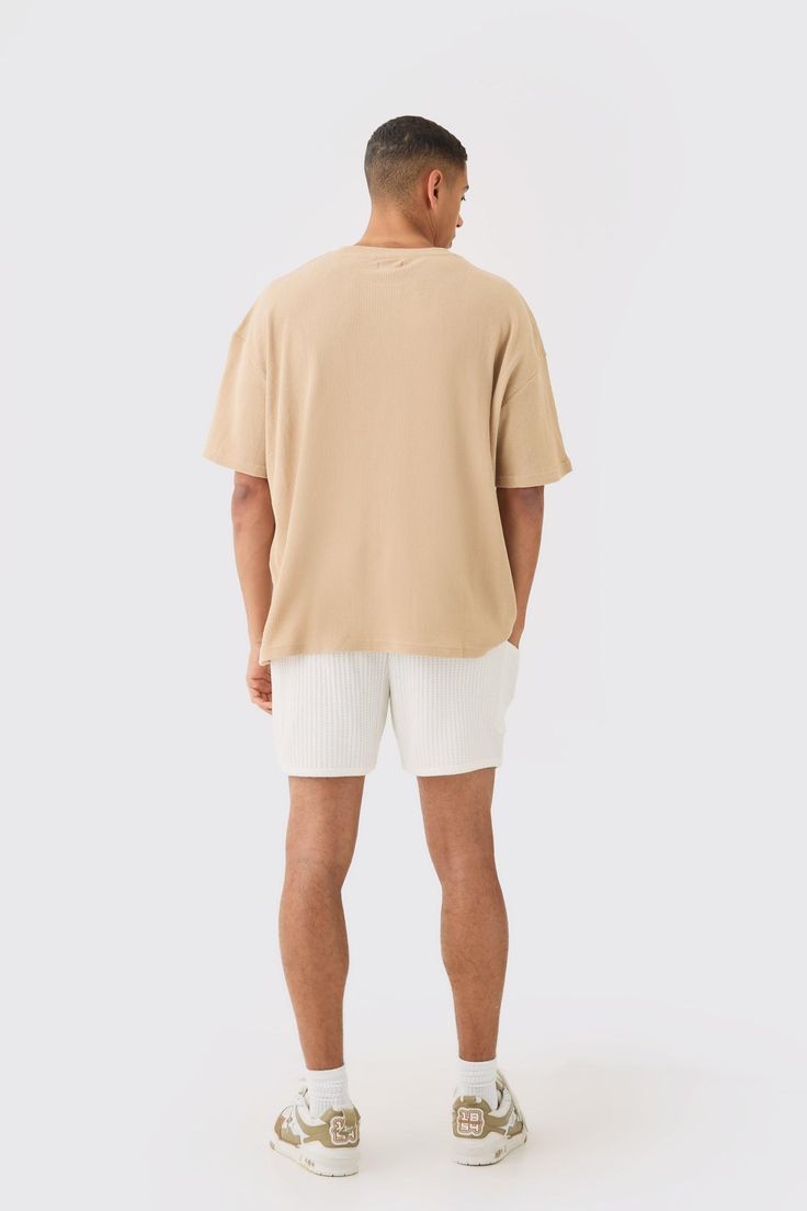 Beige Oversized Tee