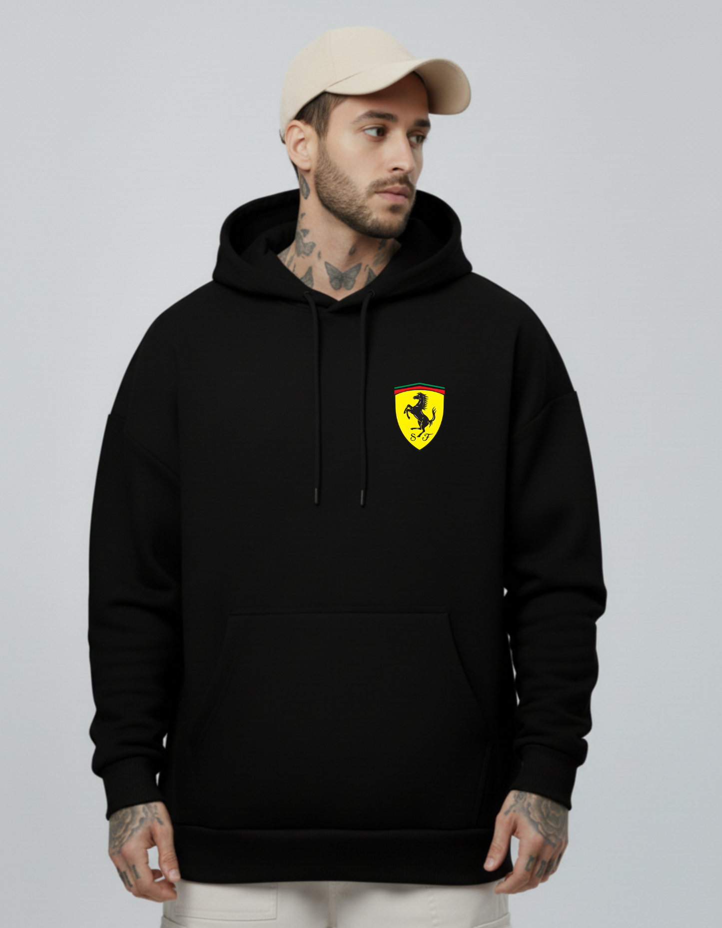 Oversized Ferrari F1 Team Hoodie