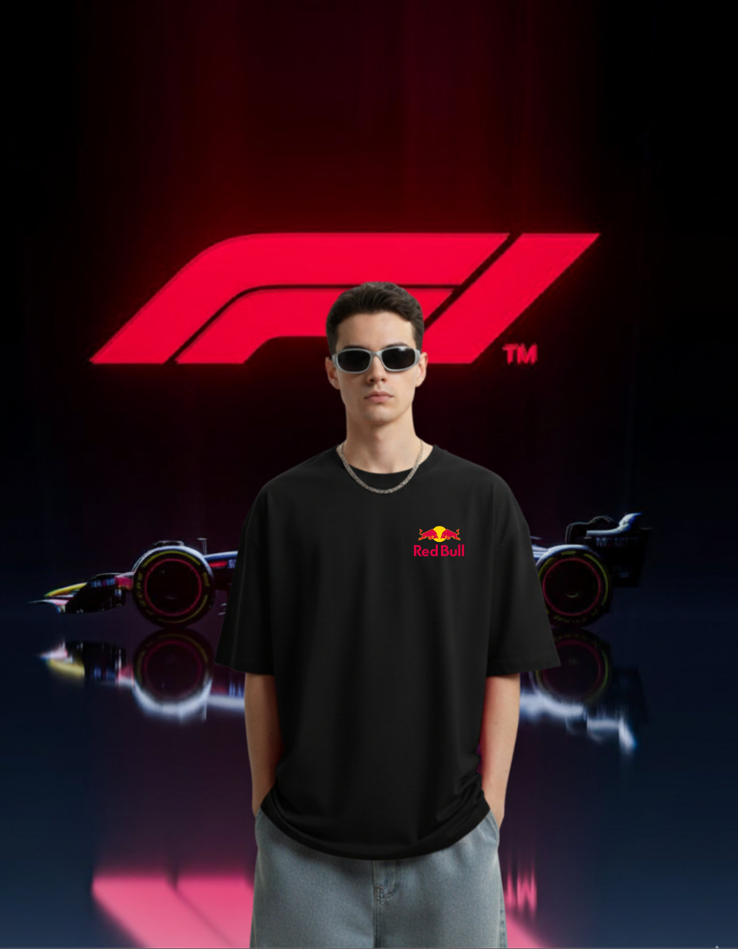 Oversized Max Verstappen 4X World Champion F1 Tee