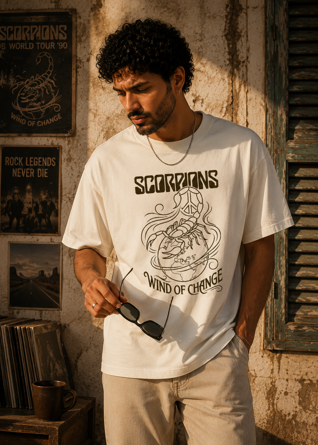 Scorpions Wind of Change Oversized T-Shirt