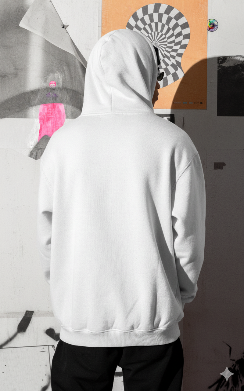Classic White Oversized Hoodie