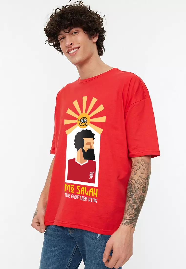 Mo Salah Oversized Tee ⚡⚽ | Iconic Player Edition