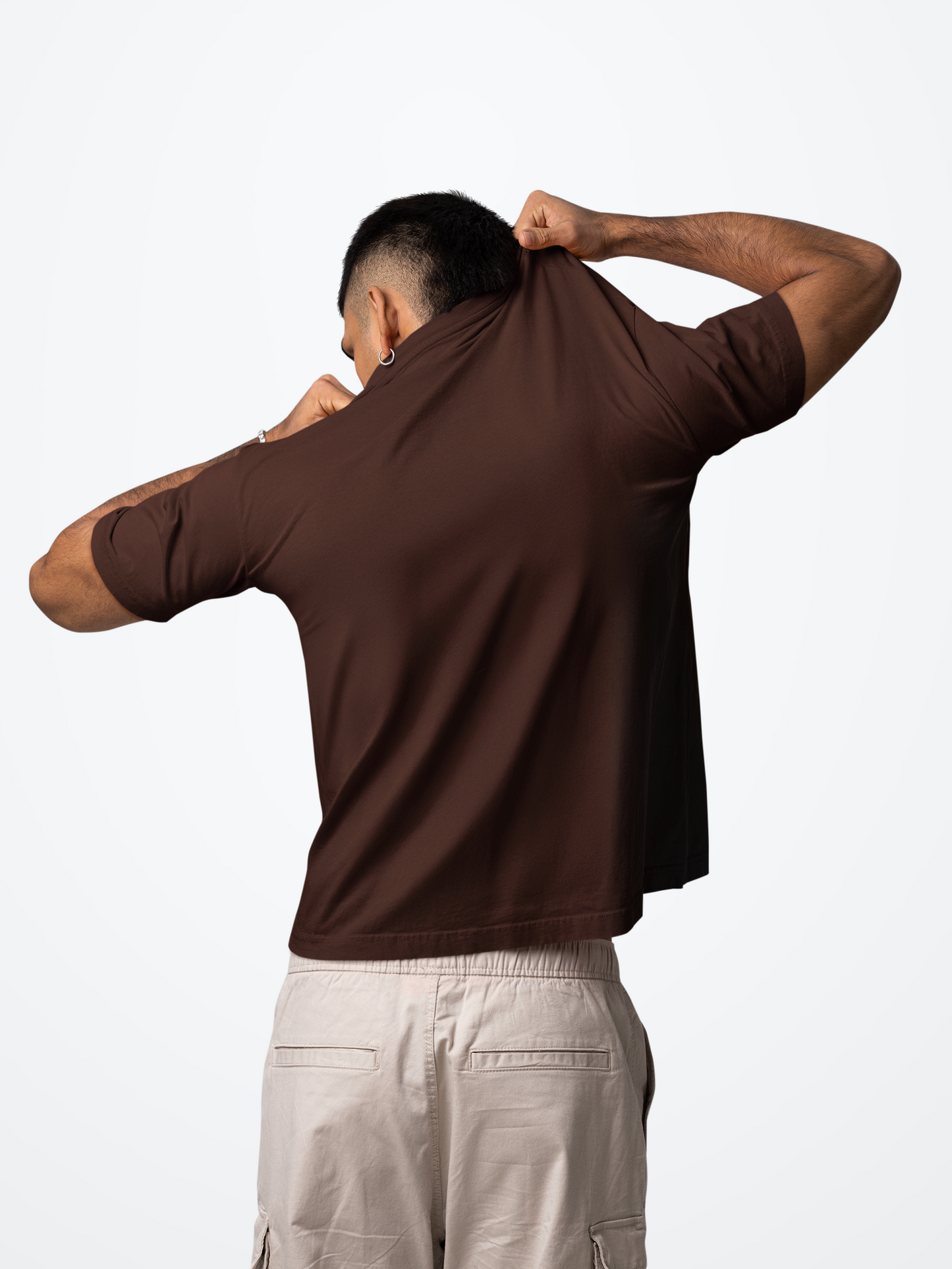 Chocolate Brown Oversized T-Shirt