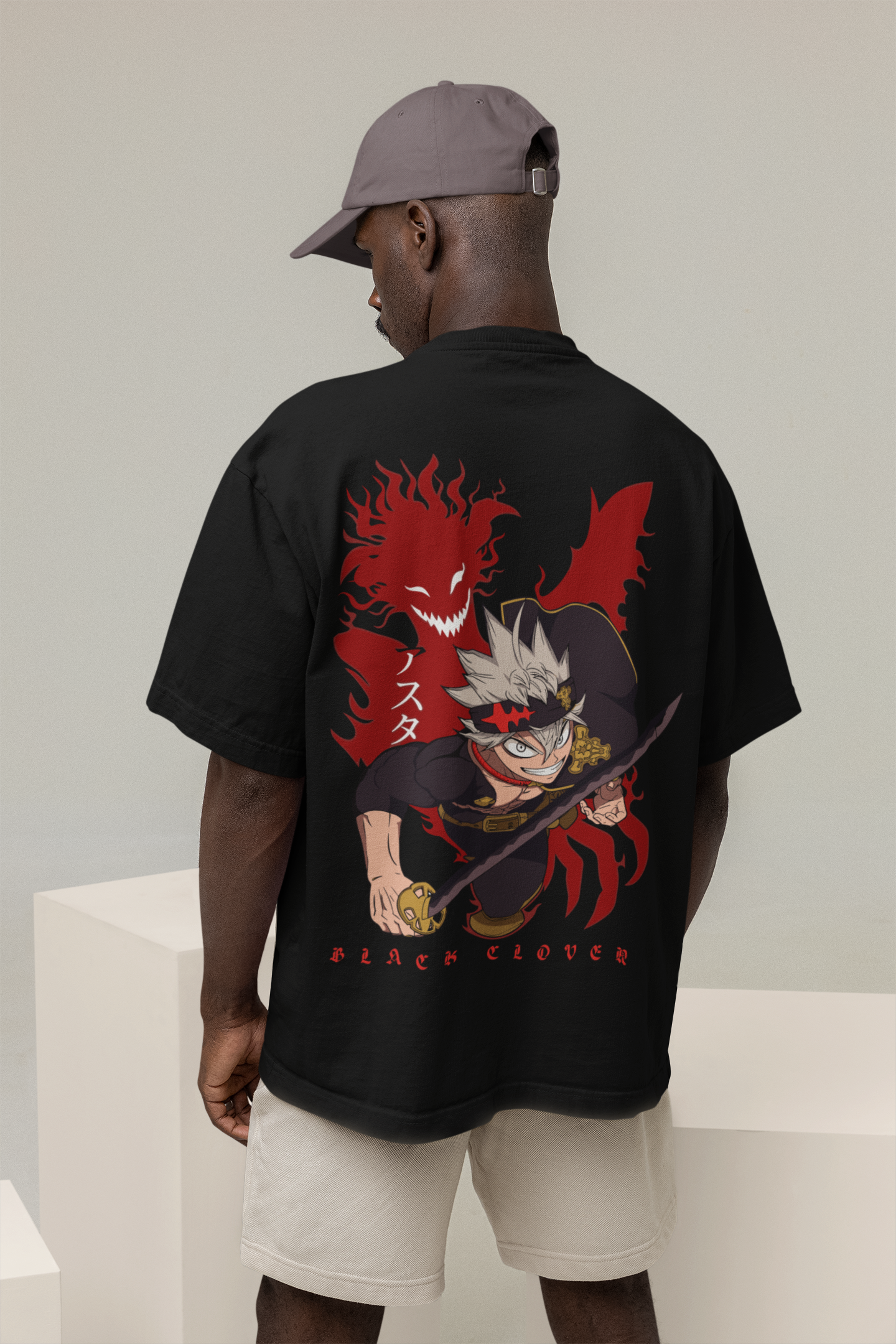 Black Clover Oversized Anime T-Shirt