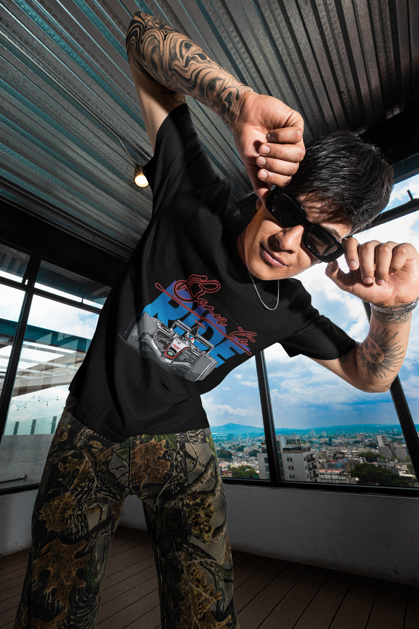 Born to Ride F1 Oversized Tee