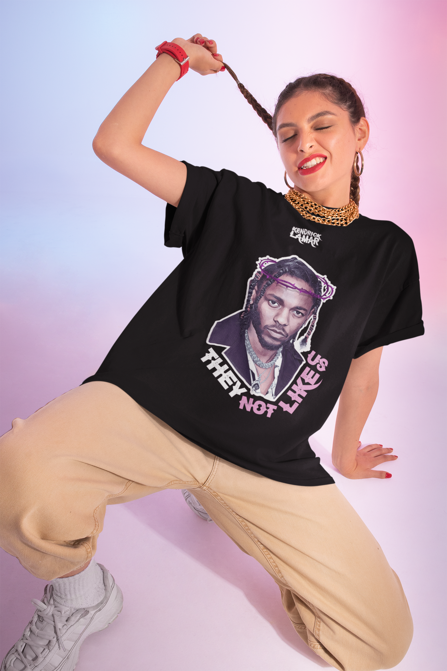 Not Like Us / Kendrick Lamar Oversized T-shirt