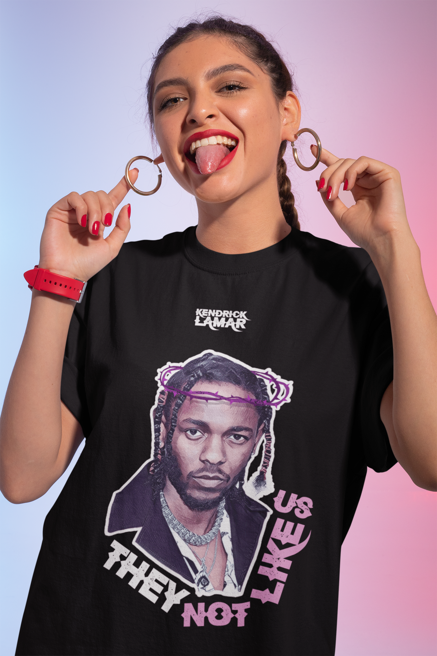 Not Like Us / Kendrick Lamar Oversized T-shirt