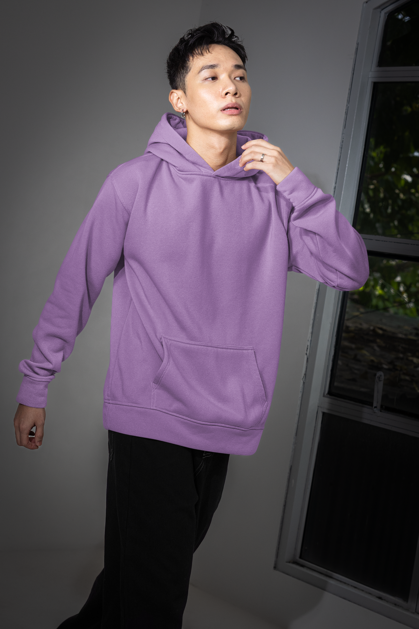 Lavender Oversized Hoodie