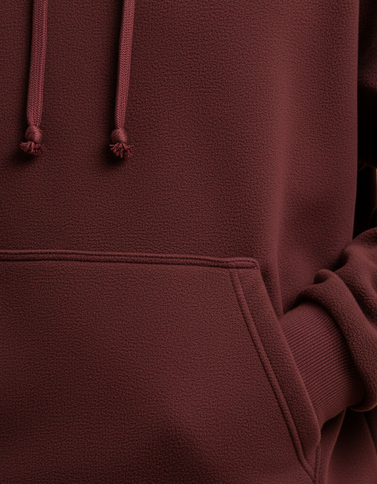 Oversized Maroon Hoodie