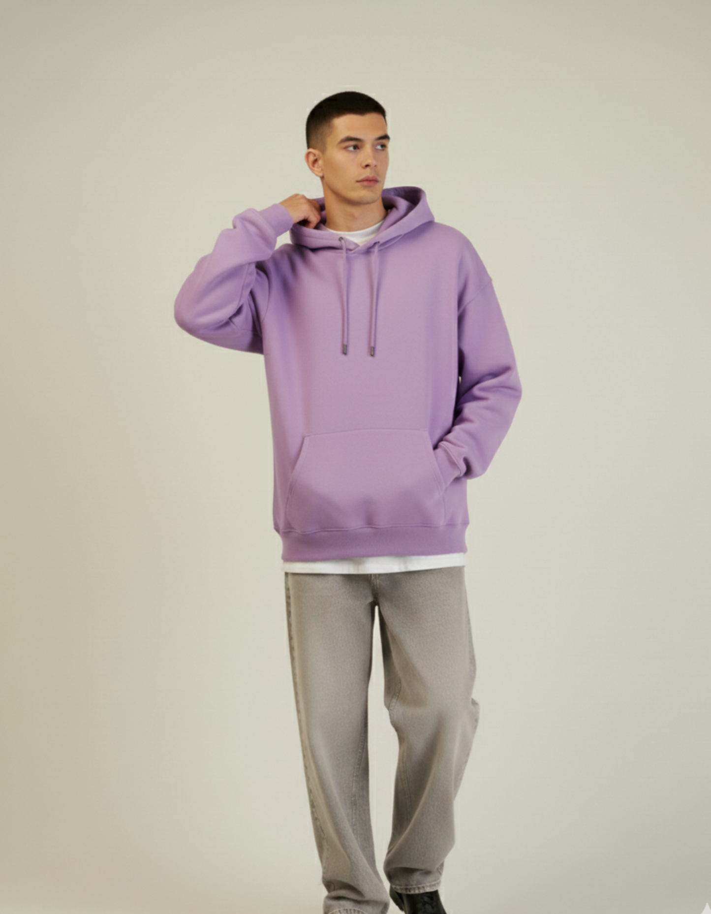 Oversized Lavender Hoodie