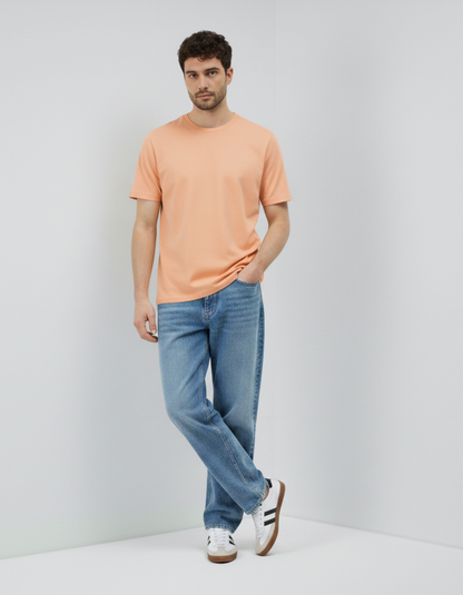 Peach Crew T-Shirt