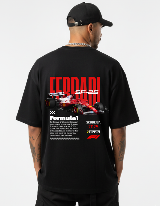 Oversized Ferrari SF-25 2025 F1 Tee
