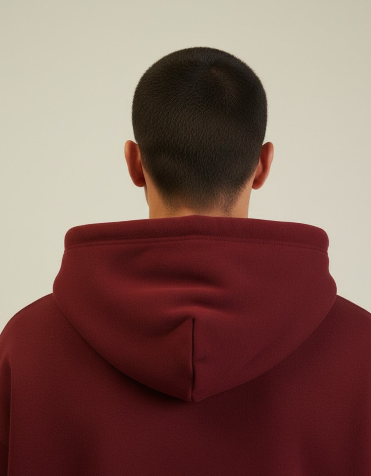 Oversized Maroon Hoodie