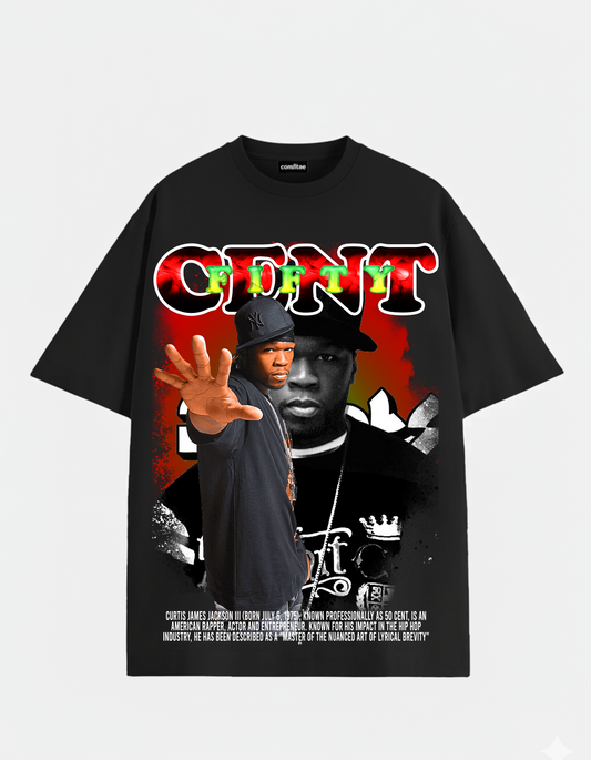 50 Cent Oversized T-Shirt