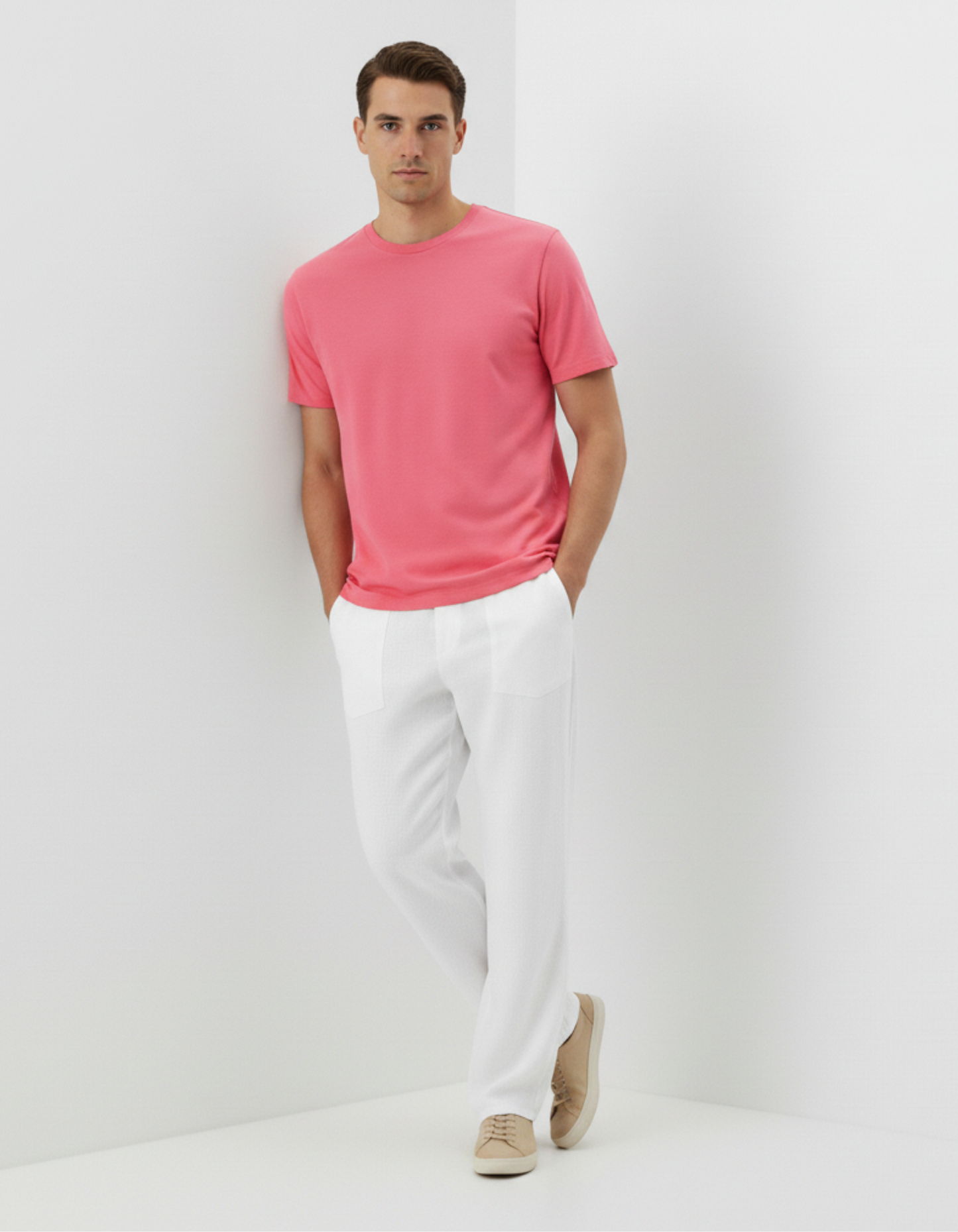 Classic Crew T-Shirt – Flamingo