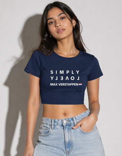 Max Verstappen Simply Lovely Crop Top