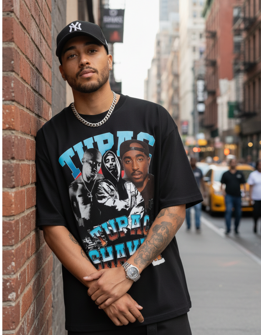 Tupac Graphic Oversized T-shirt.