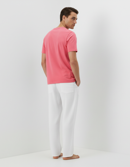 Classic Crew T-Shirt – Flamingo