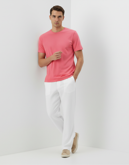 Classic Crew T-Shirt – Flamingo