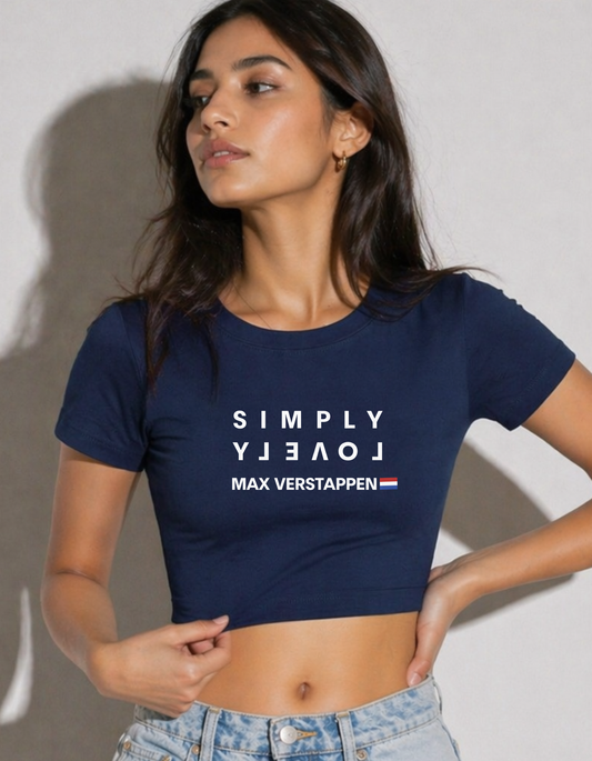 Max Verstappen Simply Lovely Crop Top