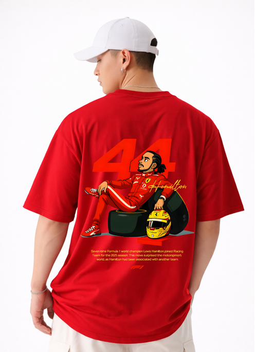 Lewis Hamilton Oversized Graphic Tee