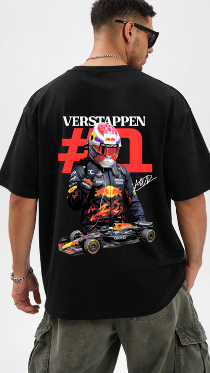 Oversized Max Verstappen #1 Driver F1 Tee