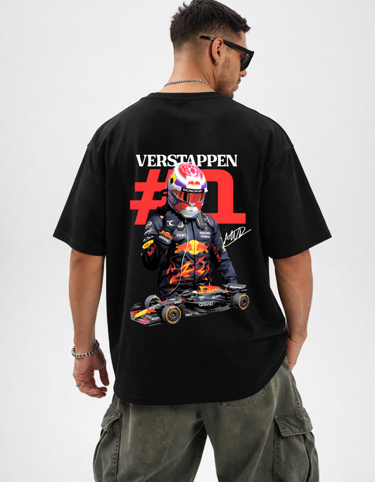 Oversized Max Verstappen #1 Driver F1 Tee