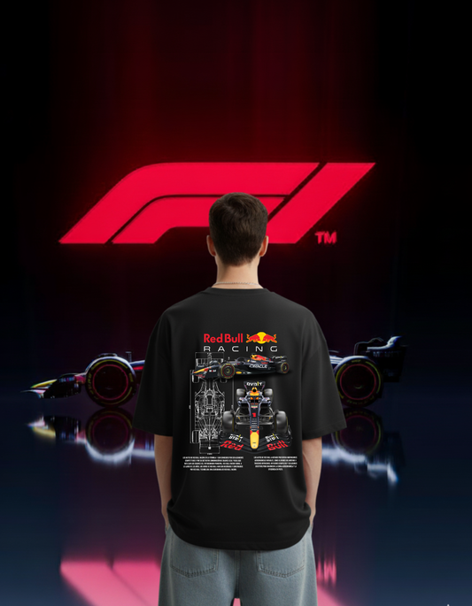 Red Bull Racing Oversized T-Shirt – Premium F1 Fan Edition