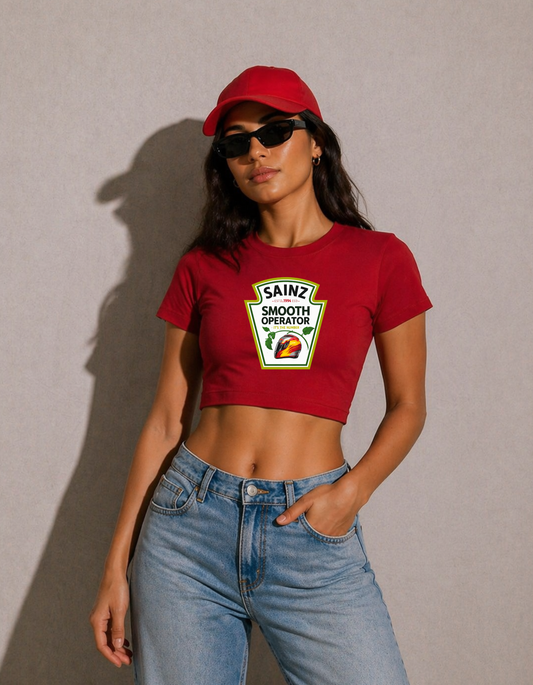 Carlos Sainz Smooth Operator Crop Top