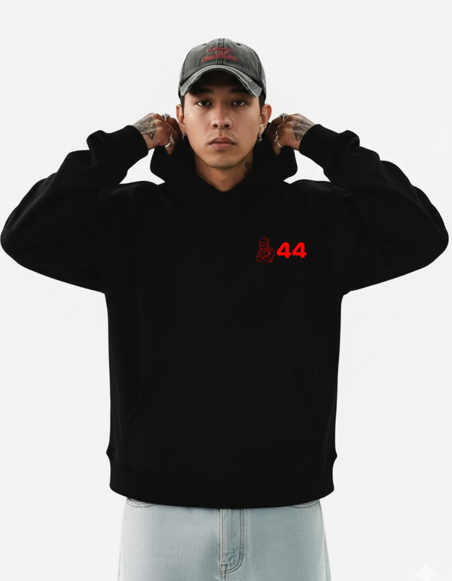 Oversized Hamilton 44 Champion Hoodie