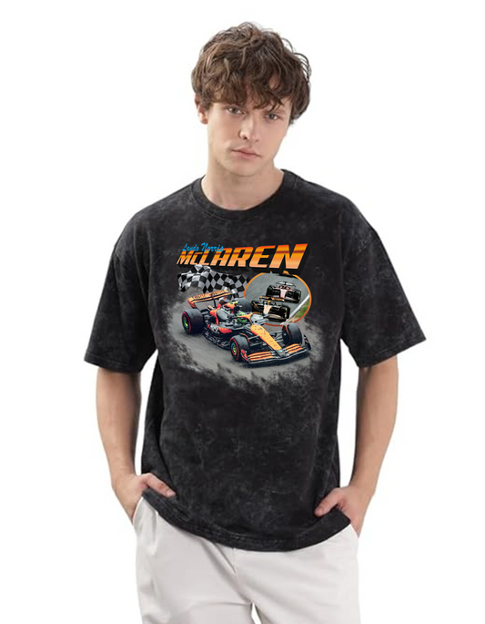 McLaren F1 Stone Black  Oversized Tee