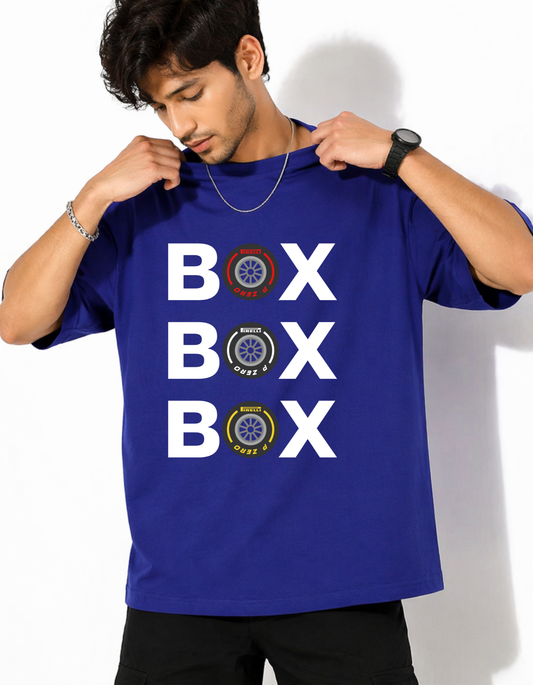 Box Box Box Oversized T-Shirt