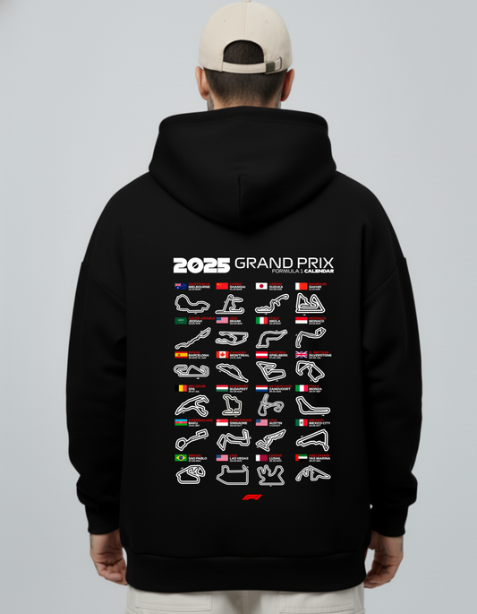 Oversized F1 Race Track Hoodie