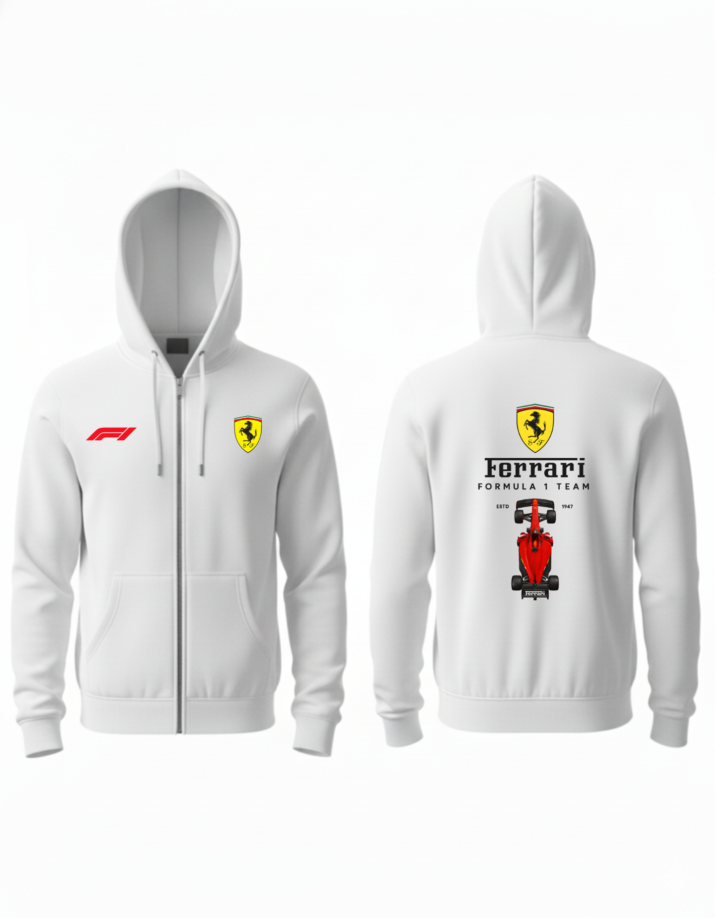 Ferrari F1 Zipper Hoodie