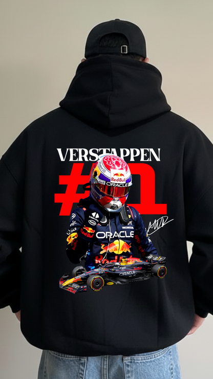 Oversized Verstappen #1 F1 Hoodie