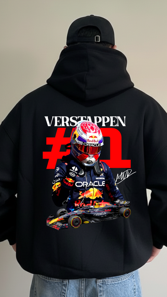Oversized Verstappen #1 F1 Hoodie