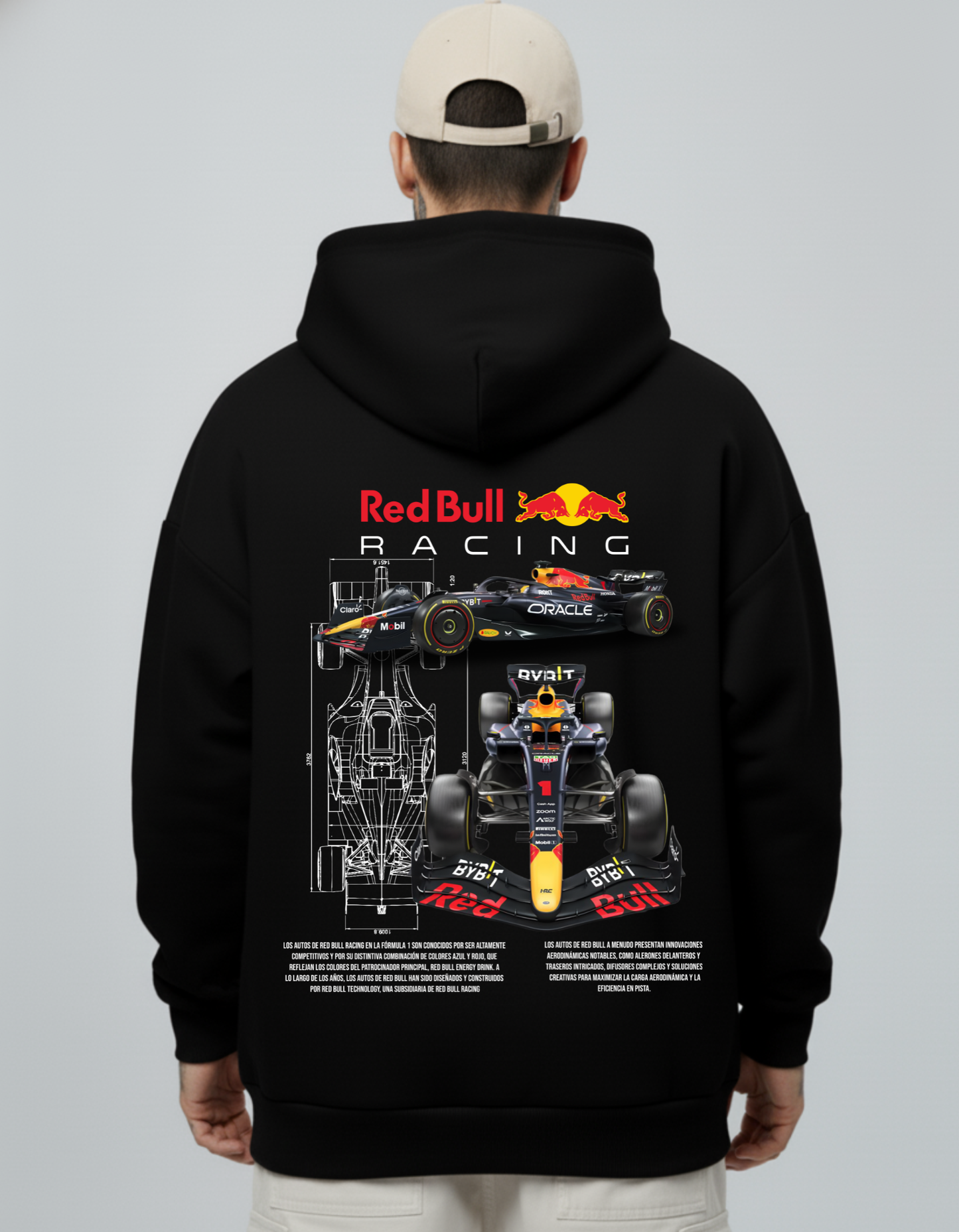 Oversized Red Bull Racing F1 Hoodie