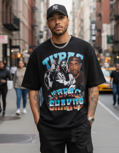 Tupac Graphic Oversized T-shirt.
