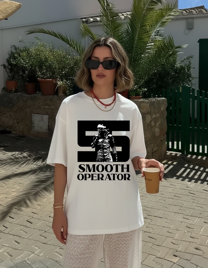 Oversized Smooth Operator Racing Graphic T-Shirt