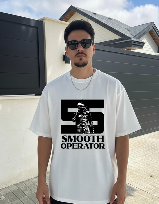 Oversized Smooth Operator Racing Graphic T-Shirt
