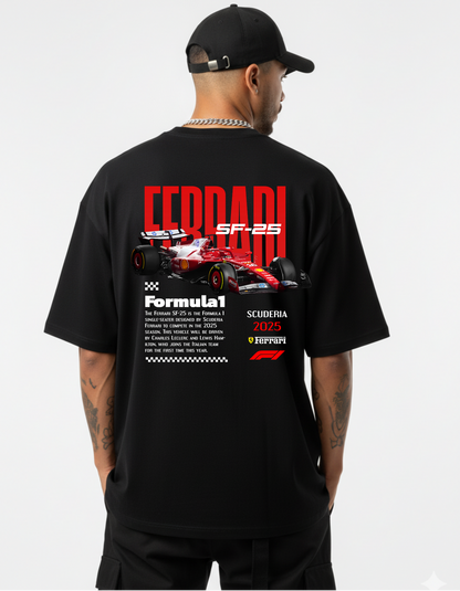 Oversized Ferrari SF-25 2025 F1 Tee