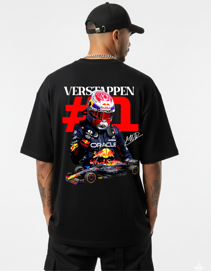 Oversized Max Verstappen #1 Driver F1 Tee