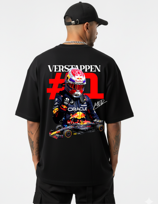 Oversized Max Verstappen #1 Driver F1 Tee