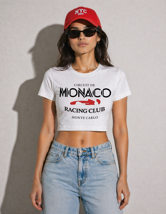 Monaco Racing Club Cropped Top