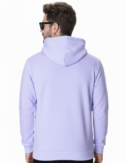 Lavender Solid  Hoodie