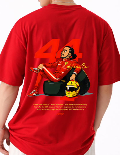 Lewis Hamilton Oversized Graphic Tee