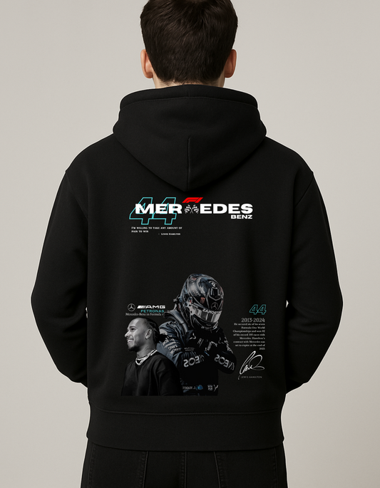 Oversized Mercedes F1 Hoodie – Lewis Hamilton